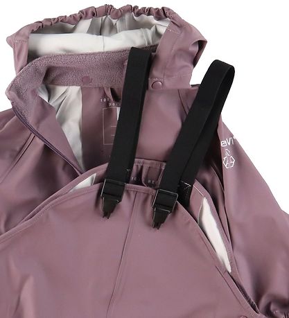 CeLaVi Rainwear w. Suspenders - PU - Moonscape