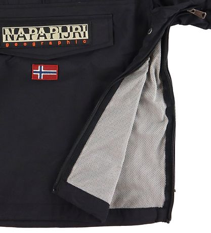 Napapijri Lightweight Jacket - Rainforest Anorak - Black