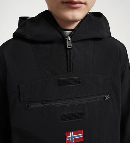 Napapijri Lightweight Jacket - Rainforest Anorak - Black