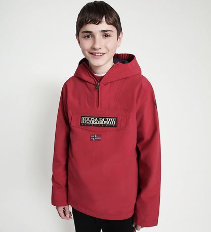 Napapijri Lightweight Jacket - Rainforest Anorak - Old Red