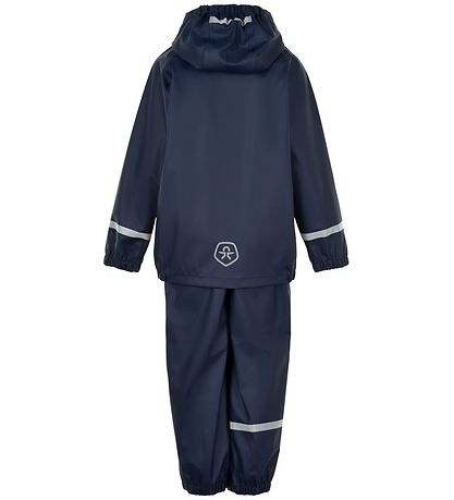 Vêtements de Pluie av. Bretelles Color Kids - PU - Dress Blues