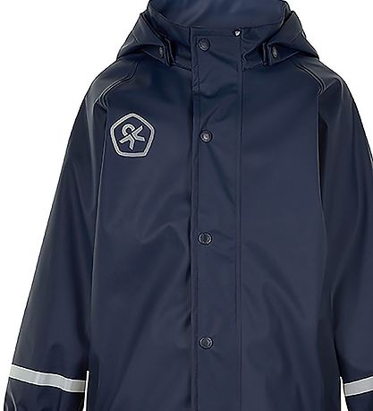 Vêtements de Pluie av. Bretelles Color Kids - PU - Dress Blues