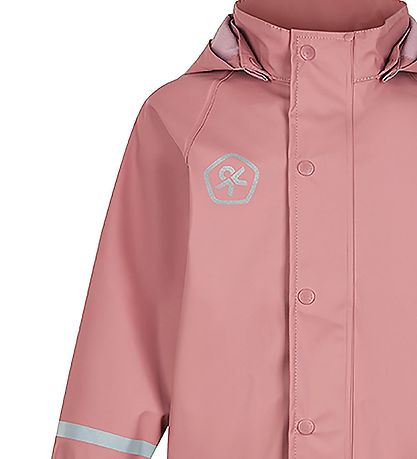 Color Kids Regnföt M. axlaböndum - PU - Ash Rose