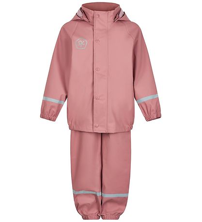 Color Kids Regnföt M. axlaböndum - PU - Ash Rose