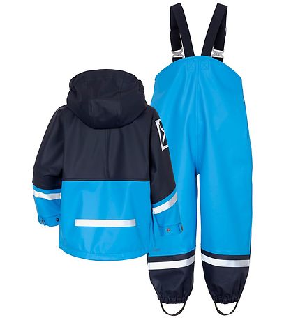 Didriksons Regnföt M. axlaböndum - Waterman - Skarpt Blue/Dökkbl