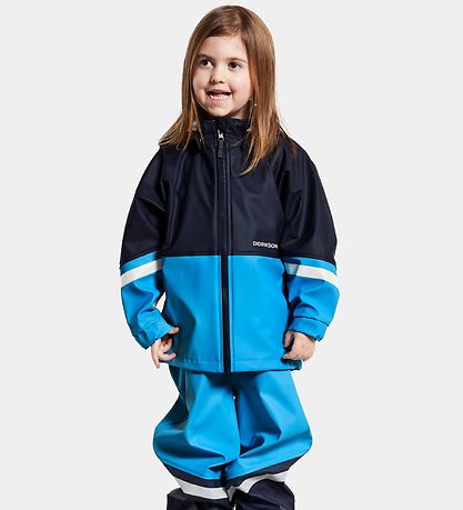 Didriksons Regnföt M. axlaböndum - Waterman - Skarpt Blue/Dökkbl
