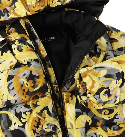 Black and gold versace jacket discount