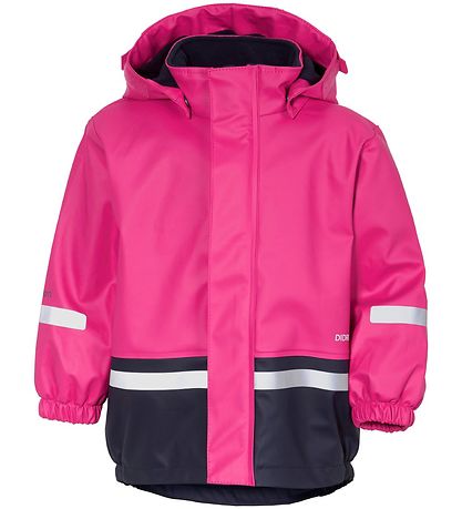 Didriksons Regnkläder m. Foder - PU - Boardman - Plast Rosa