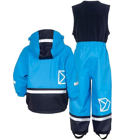 Didriksons Regnkläder m. Foder - PU - Boardman - Skarp Blue
