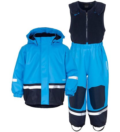 Didriksons Regnkläder m. Foder - PU - Boardman - Skarp Blue