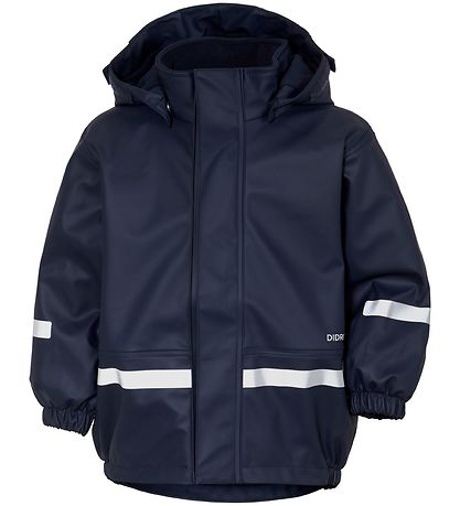 Didriksons Regnkläder m. Foder - PU - Boardman - Marinblå