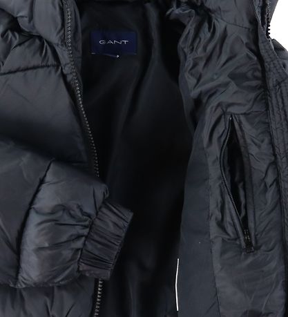 GANT Vadderad jacka - Retro Shield - Svart