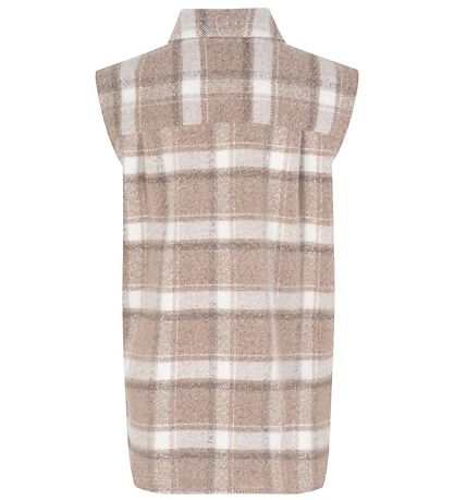 Designers Remix Väst - Ull/Polyester - G Jayden - Beige Rutig