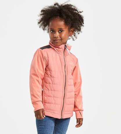 Didriksons Softshell Jacket Jacket - Squirrels - Coral Rose