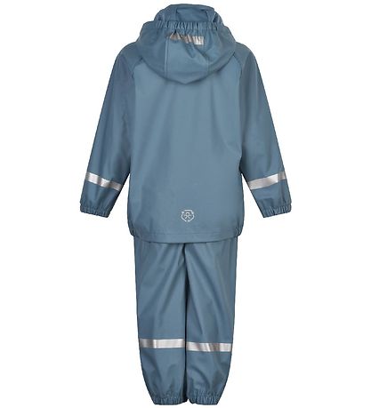 Color Kids Regnföt M. axlaböndum - PU - Skipstjóra Blue
