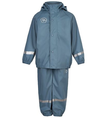 Color Kids Regnföt M. axlaböndum - PU - Skipstjóra Blue