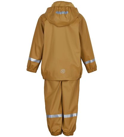 Color Kids Regnföt M. axlaböndum - PU - Chai te