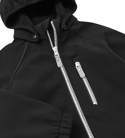 Reima Softshell Jacket w. Fleece Lining - Vantti - Black