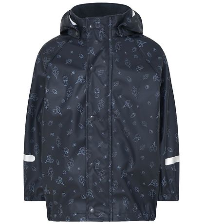 CeLaVi Rainwear w. Suspenders - PU - Dark Navy