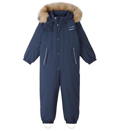 Reima Snowsuit - Stavanger - Navy w. Faux Fur