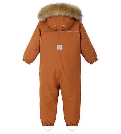 Reima Snowsuit - Stavanger - Cinnamon Brown w. Faux Fur