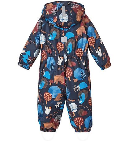 Reima Snowsuit - Puhuri - Navy w. Print