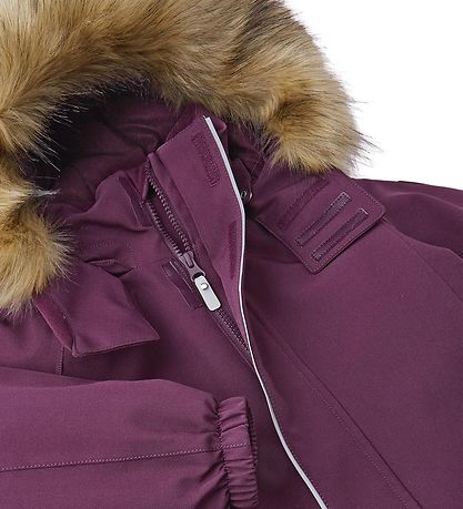 Reima Snowsuit - Trondheim - Deep Purple w. Faux Fur