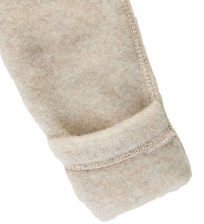 Mikk-Line Pramsuit - Wool - Melange Offwhite