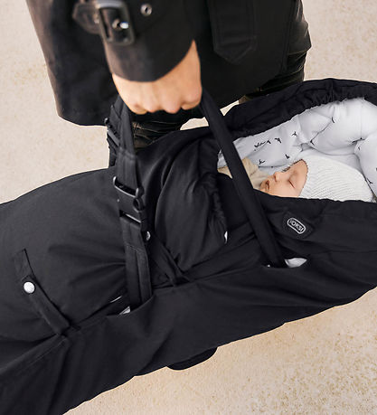 Voksi Fußsack - Carry North - 76//108 cm - Black Flügel