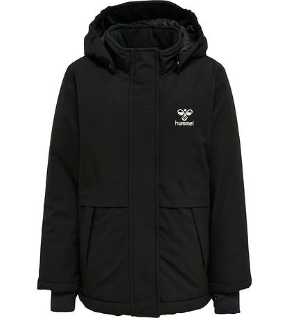 Hummel Winter Coat - hmlUrban - Black w. Waving