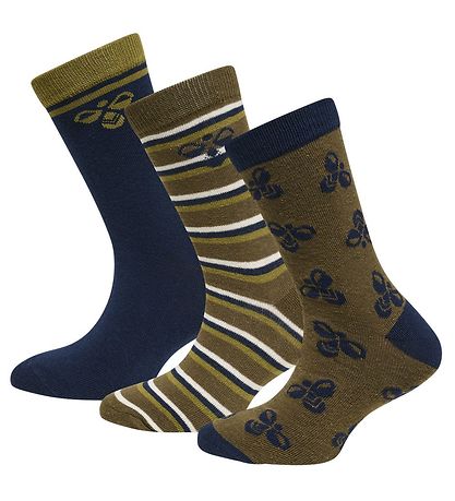 Hummel Socks - 3-Pack - hmlAlfie - Dark Olive