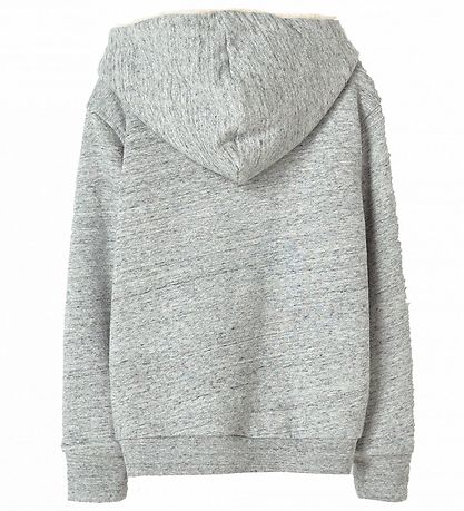 Finger In The Nose Cardigan - Reversible - Hooper - Grey Melange