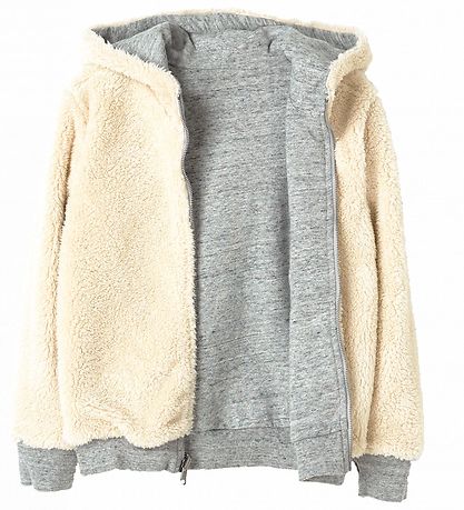 Finger In The Nose Cardigan - Reversible - Hooper - Grey Melange