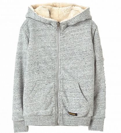 Finger In The Nose Cardigan - Reversible - Hooper - Grey Melange