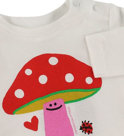 Stella McCartney Kids Kinderbluse - Weiß m. Schwamm