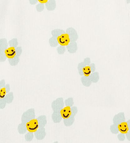 Stella McCartney Kids Blússa - Rib - Hvítt M. Blóm