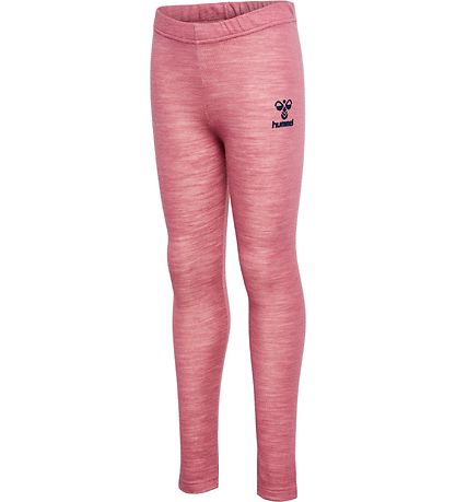 Hummel Leggings - Wool - hmlWingo - Deco Rose