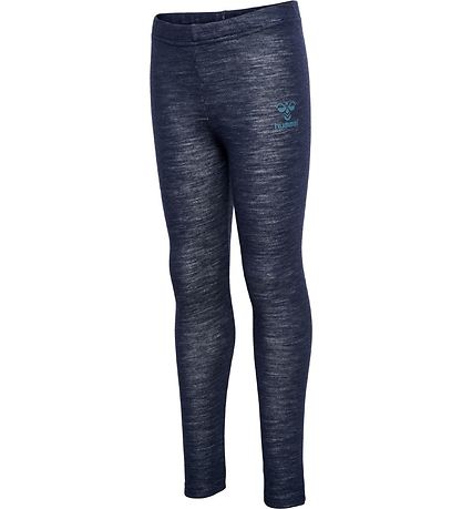 Hummel Leggings - Wool - hmlWingo - Black Iris