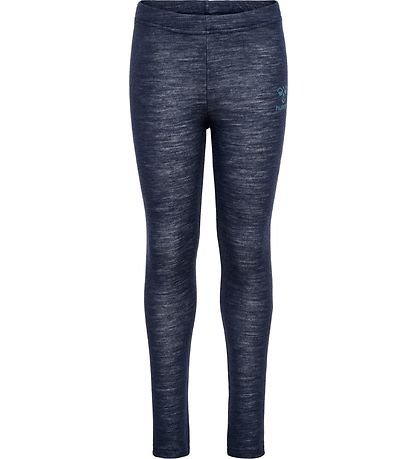 Hummel Leggings - Wool - hmlWingo - Black Iris