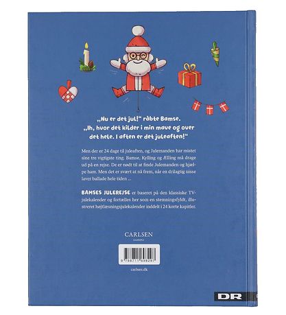 Forlaget Carlsen Book - Teddy's Christmas Journey - Danish
