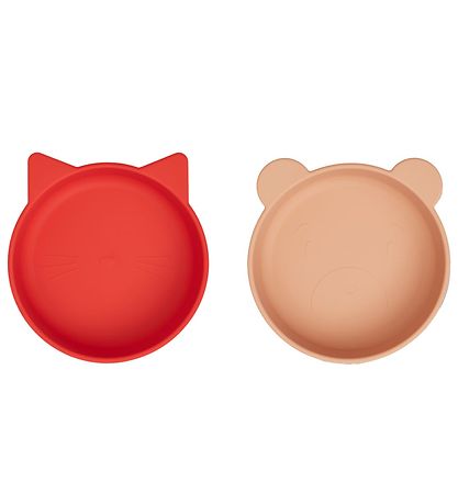 Liewood Teller - 2er-Pack - Olivia - Apple Rot/Toskana Rose Mi