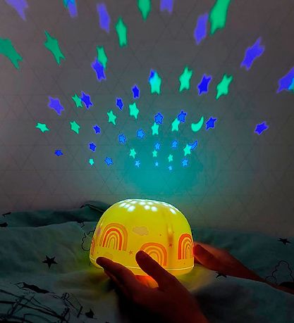 A Little Lovely Company Projector Lamp - 14x9 cm - Rainbows