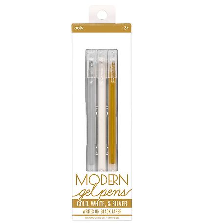 Ooly Color Farbkugelschreiber - Moderne Gelschreiber - Gold/Weiß