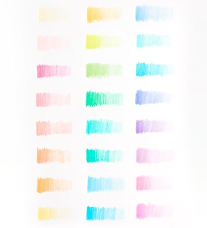 Ooly Värikynät - Pastelli Sävyt - 24 kpl - Pastelli Mix
