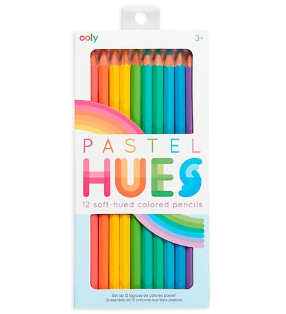 Ooly Värikynät - Pastelli Sävyt - 12 kpl - Pastelli Mix