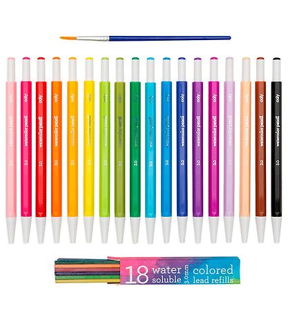 Ooly Vesivärikynä - Chroma Blends - Uudelleentäytettävä - 18 kpl