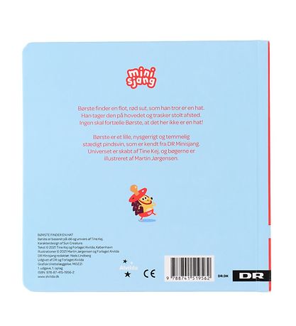 Alvilda Book - Brush Finds A Hat - Mini Jang - Danish