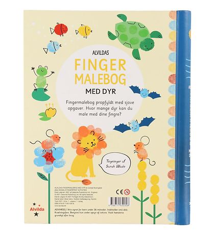 Alvilda Activity Book - Finger Coloring Book With Animals - Dani