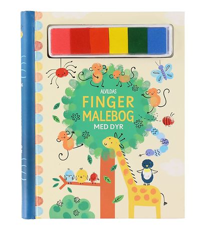 Alvilda Activity Book - Finger Coloring Book With Animals - Dani