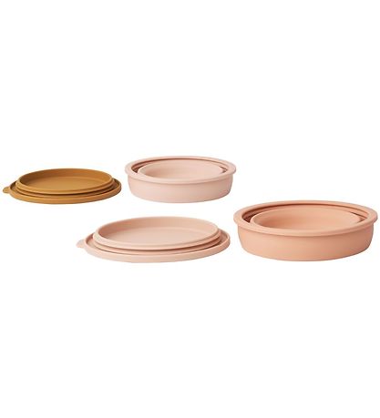Liewood Folding bowls - Silicone - Dale - Rose Multimix